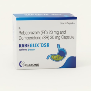 RABEGLIX DSR (Rabeprazole EC 20mg + Domperidone SR 30mg IP Capsules)